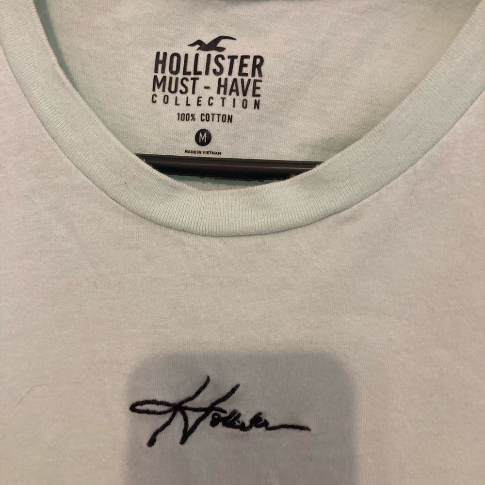 Hollister must have collection mint green ladies short sleeve tee shirt size M - Picture 3 of 3